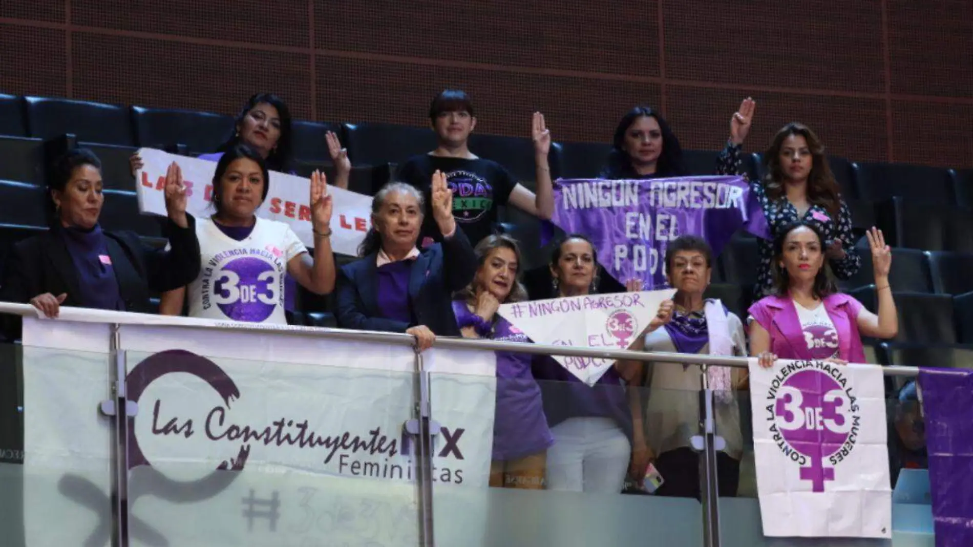 grupos feministas celebran que ley 3 de 3 es constitucional